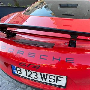 Litere autocolante si reflectorizante Porsche GT4 #stickers #customsticker